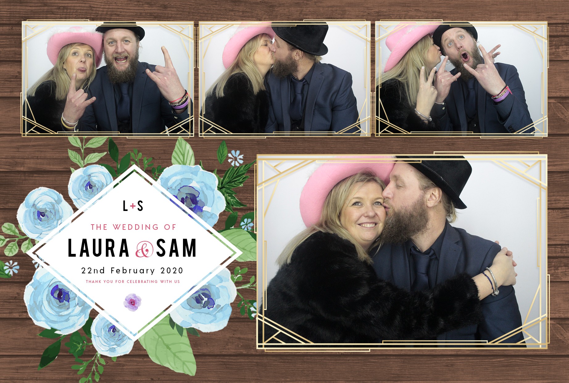 Laura and Sam's Wedding | View more photos from the event at gallery.myphotoboothexperience.co.uk/u/MyPhotoBoothExperienceLtd/Laura-and-Sams-Wedding